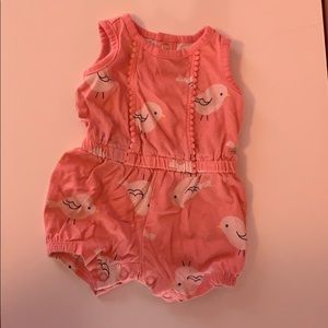 Newborn bird romper